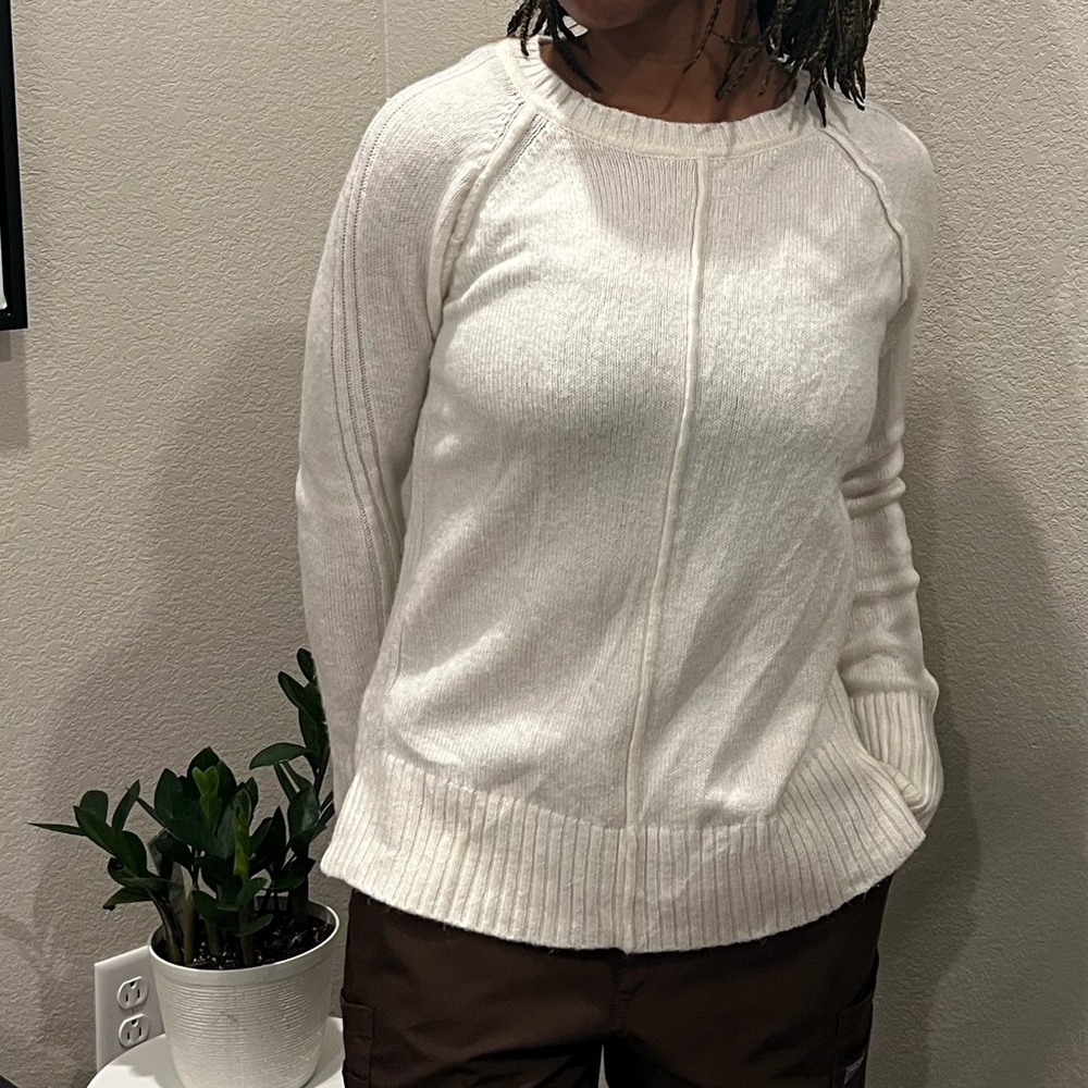 Cream sweater from Ann Taylor